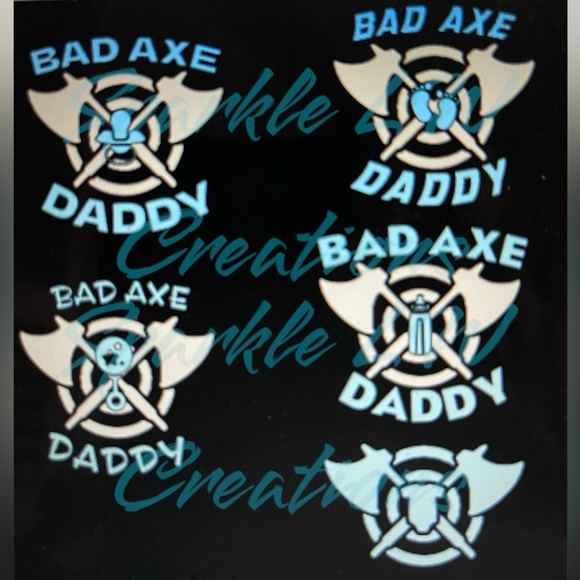 Axe Daddy Custom made T-shirt Dad Gift - Picture 3 of 3